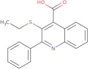 3-(Ethylthio)-2-phenylquinoline-4-carboxylic acid