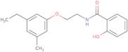 N-[2-(3-Ethyl-5-methylphenoxy)ethyl]-2-hydroxybenzamide