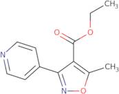 Ethyl 5-methyl-3-pyridin-4-ylisoxazole-4-carboxylate