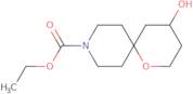 Ethyl 4-hydroxy-1-oxa-9-azaspiro[5.5]undecane-9-carboxylate