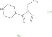 4-(1-Ethyl-1H-imidazol-2-yl)piperidine dihydrochloride