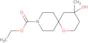 Ethyl 4-hydroxy-4-methyl-1-oxa-9-azaspiro[5.5]undecane-9-carboxylate