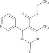 Ethyl 6-methyl-4-pyridin-3-yl-2-thioxo-1,2,3,4-tetrahydropyrimidine-5-carboxylate