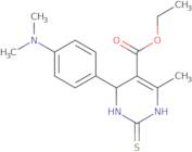 Ethyl 4-[4-(dimethylamino)phenyl]-6-methyl-2-thioxo-1,2,3,4-tetrahydropyrimidine-5-carboxylate
