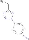 [4-(5-Ethyl-2H-tetrazol-2-yl)phenyl]amine