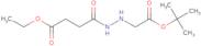 Ethyl 4-[2-(2-tert-butoxy-2-oxoethyl)hydrazino]-4-oxobutanoate