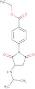 Ethyl 4-[3-(isopropylamino)-2,5-dioxopyrrolidin-1-yl]benzoate