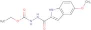 Ethyl 2-[(5-methoxy-1H-indol-2-yl)carbonyl]hydrazinecarboxylate