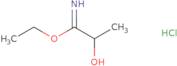 Ethyl 2-hydroxypropanimidoate hydrochloride