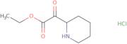 Ethyl oxo(piperidin-2-yl)acetate hydrochloride