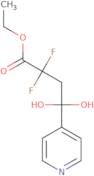 Ethyl 2,2-difluoro-4,4-dihydroxy-4-pyridin-4-ylbutanoate