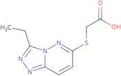 [(3-Ethyl[1,2,4]triazolo[4,3-b]pyridazin-6-yl)thio]acetic acid