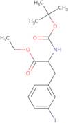 Ethyl N-(tert-butoxycarbonyl)-3-iodophenylalaninate