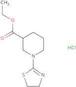 Ethyl 1-(4,5-dihydro-1,3-thiazol-2-yl)piperidine-3-carboxylate hydrochloride