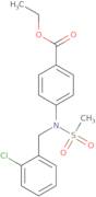 Ethyl 4-[(2-chlorobenzyl)(methylsulfonyl)amino]benzoate