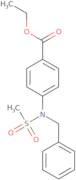 Ethyl 4-[benzyl(methylsulfonyl)amino]benzoate