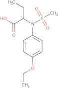 2-[(4-Ethoxyphenyl)(methylsulfonyl)amino]butanoic acid