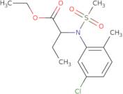 Ethyl 2-[(5-chloro-2-methylphenyl)(methylsulfonyl)amino]butanoate