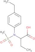 2-[(4-Ethylphenyl)(methylsulfonyl)amino]butanoic acid