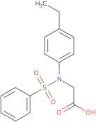 N-(4-Ethylphenyl)-N-(phenylsulfonyl)glycine