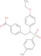 4-({(4-Ethoxyphenyl)[(4-methylphenyl)sulfonyl]amino}methyl)benzoic acid