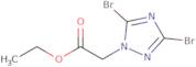 Ethyl (3,5-dibromo-1H-1,2,4-triazol-1-yl)acetate