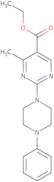 Ethyl 4-methyl-2-(4-phenylpiperazin-1-yl)pyrimidine-5-carboxylate