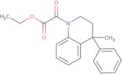 Ethyl (4-methyl-4-phenyl-3,4-dihydroquinolin-1(2H)-yl)(oxo)acetate