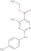 Ethyl 4-methyl-2-[(4-methylphenyl)amino]pyrimidine-5-carboxylate