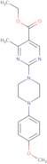 Ethyl 2-[4-(4-methoxyphenyl)piperazin-1-yl]-4-methylpyrimidine-5-carboxylate