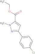 Ethyl 3-(4-chlorophenyl)-1-methyl-1H-pyrazole-5-carboxylate