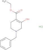 Ethyl 1-benzyl-5-hydroxy-1,2,3,6-tetrahydropyridine-4-carboxylate hydrochloride