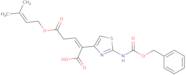 Ez,z)-2-(2-benzyloxycarbonylamino-4-thiazol)-4-(3-methyl-2-butenyloxycarbonyl)-2-butenoicacid