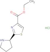 Ethyl 2-((R)-pyrrolidin-2-yl)thiazole-4-carboxylateHydrochloride