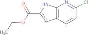 Ethyl6-chloro-1H-pyrrolo[2,3-b]pyridine-2-carboxylate