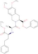 (S)-2-[(S)-2-((S)-1-Ethoxycarbonyl-3-phenylpropylamino)propionyl]-6,7-dimethoxy-1,2,3,4-tetrahyd...