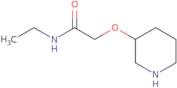 N-Ethyl-2-(piperidin-3-yloxy)acetamide