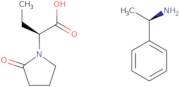 (S)-α-Ethyl-2-oxo-1-pyrrolidineacetic acid(R)-α-methylbenzenemethanaminesalt