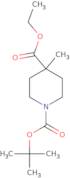 Ethyl 1-N-butoxycarbonyl-4-methyl-piperidine-carboxylate