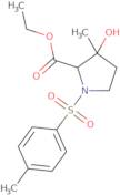 Ethyl3-hydroxy-3-methyl-1-tosylpyrrolidine-2-carboxylate