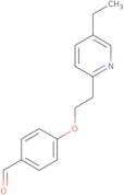 4-[2-(5-Ethyl-2-pyridinyl)ethoxy]benzyaldehyde