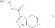 Ethyl 5,6,7,8-tetrahydro[1,2,4]triazolo[4,3-a]pyrazine-3-carboxylate hydrochloride