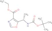 (S)-Ethyl 5-(1-((tert-butoxycarbonyl)amino)ethyl)oxazole-4-carboxylate