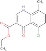 Ethyl 5-chloro-8-methyl-4-oxo-1,4-dihydroquinoline-3-carboxylate