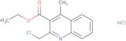 ETHYL 2-(CHLOROMETHYL)-4-METHYLQUINOLINE-3-CARBOXYLATE HYDROCHLORIDE