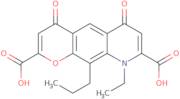 9-Ethyl-6,9-dihydro-4,6-dioxo-10-propyl-4H-pyrano[3,2-g]quinoline-2,8-dicarboxylic acid