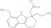 8-Ethyl-1,3,4,9-tetrahydro-1-propylpyrano[3,4-b]indole-1-acetic acid