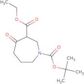 Ethyl 1-boc-4-oxo-3-azepanecarboxylate