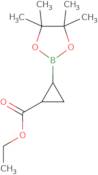 Ethyl 2-(4,4,5,5-tetramethyl-1,3,2-dioxaborolan-2-yl)cyclopropanecarboxylate