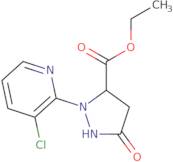 Ethyl 2-(3-chloro-2-pyridinyl)-5-oxo-3-pyrazolidinecarboxylate